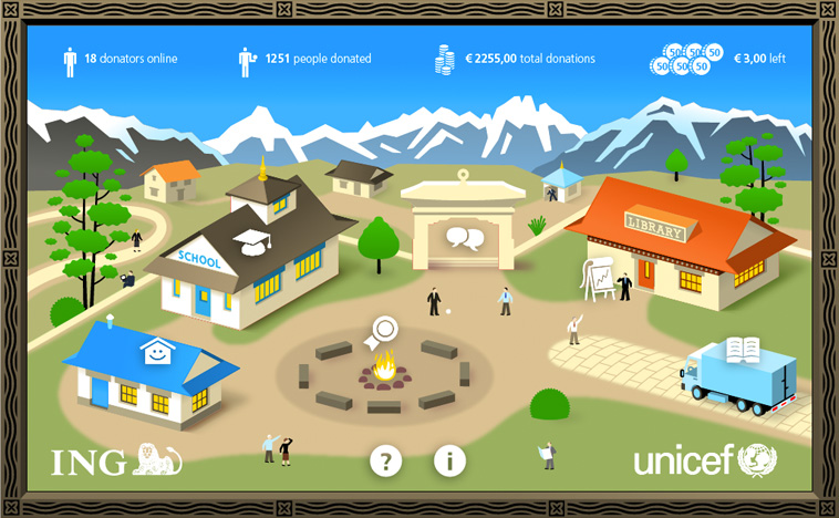 Donatiegame Nepal - ING + Unicef